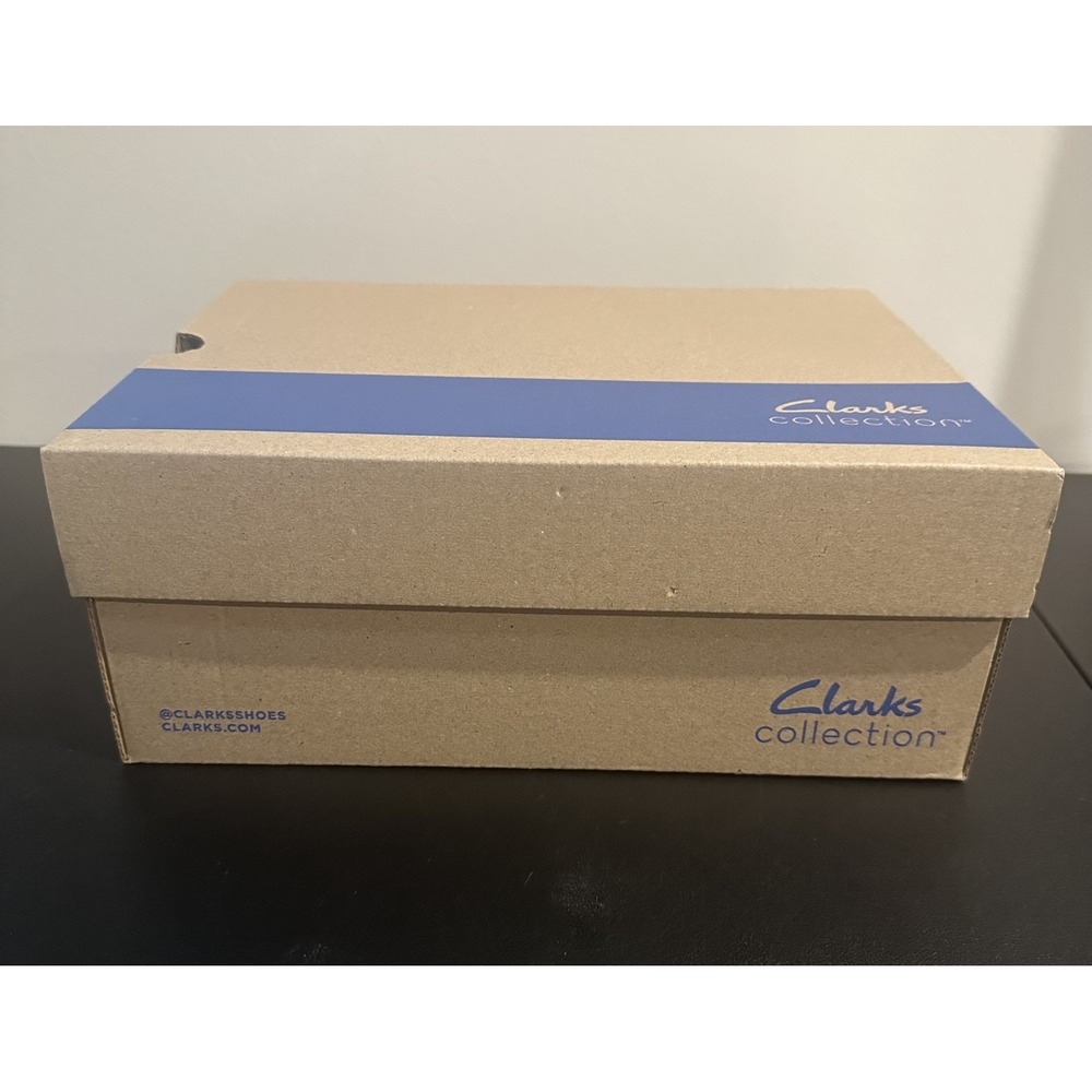 Clarks Collection Merliah2 Belle 9 Black Leather Floral Slide Sandals 26181720 - Picture 11 of 11